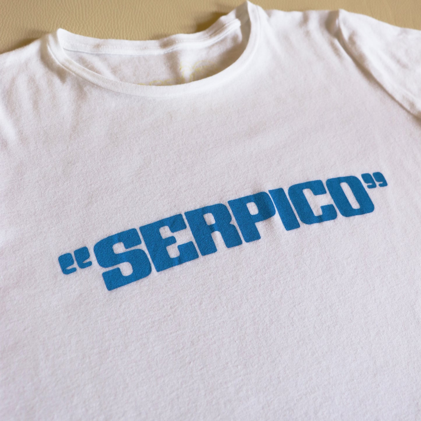 SERPICO WHITE TEE SHIRT